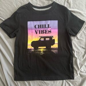 🔴 3/$10 Kids Chill Vibes Graphic Tee
